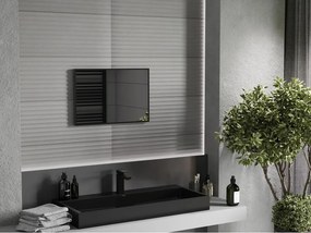 Mexen Loft lustro łazienkowe prostokątne 60 x 40 cm, rama czarna - 9852-060-040-000-70