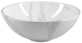 Biała ceramiczna okrągła umywalka ø 42 cm Dalma – Sapho