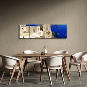 Obraz - Santorini, Grecja (170x50 cm)