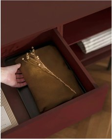 Bordowa szafka pod TV 189x61x42 cm Mod – noo.ma