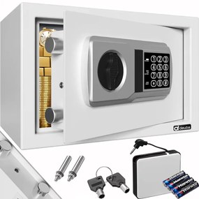 Deuba Elektroniczny sejf meblowy SAFETY, 31 x 20 x 20cm, srebrna