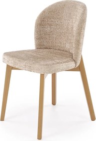 Krzesło do jadalni na drewnianych nogach Basso Halmar