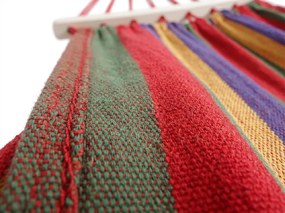 Kolorowy hamak z poduszką HAMAK dla 2 osób 190x150 cm