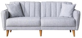 Rozkładana dwuosobowa sofa KITO szara