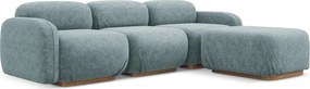 Modułowa sofa narożna Ailani, tkanina szenilowa