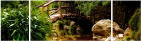 Obraz - Most nad rzeką (170x50 cm)