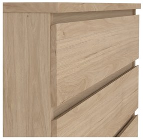 Komoda w dekorze dębu w naturalnym kolorze 77x111x50 cm Naia – Tvilum