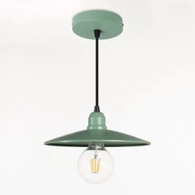 Lampa Sufitowa Wisząca Z Żelaza Bräss Celadón - Sklum