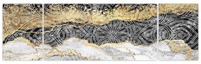 Obraz - Mandala w marmurze (170x50 cm)