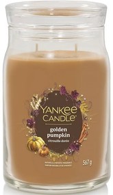 Yankee Candle Duża świeca zapachowa SignatureGolden Pumpkin, 567 g, L