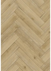 Mexen Charter Oak próbka paneli winylowych jodełka 635 x 127 mm SPC 6,5 mm, podkład 1,5 mm, 4 V-Fuga, Dąb - F1169-S