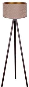 Brilagi - Lampa podłogowa VELVET 1xE27/60W/230V wenge/beżowa