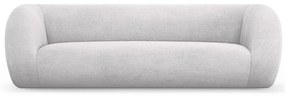 Jasnoszara sofa z materiału bouclé 230 cm Essen – Cosmopolitan Design