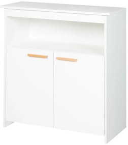 Biała komoda dziecięca z przewijakiem 88x98x75 cm Anton – Roba