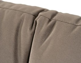 Sofa z Funkcją Spania SEUL Rozkładana Dwuosobowa Welurowa Beżowa Glamour