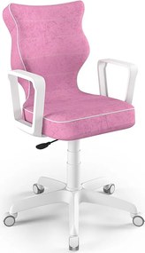 Krzesło obrotowe z podłokietnikami Norm White rozmiar 6 (159-188 cm)