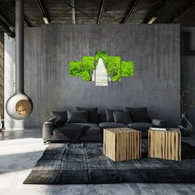 Obraz - drewniany chodnik (125x70 cm)