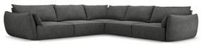 Szary narożnik (róg zmienny) Vanda – Mazzini Sofas