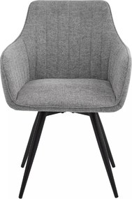 Szare krzesło do kuchni BALLO BREGO