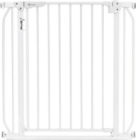 Lionelo - Bramka zabezpieczająca TRUUS SLIM LED 1xAAA biała