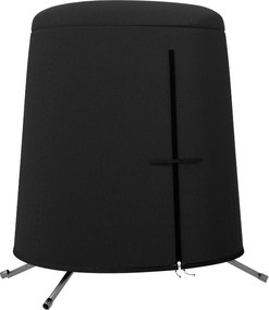 Outsunny Pokrowiec na meble zewnętrzne na meble Pokrowiec ochronny na meble, odporny na warunki atmosferyczne, 196 cm x 196 cm x 230 cm, Czarny