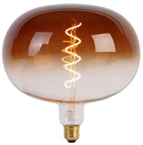 Rustykalna lampa stołowa z drewna naturalnego w komplecie z LED G220 - Bloc Rustykalny / Vintage Oswietlenie wewnetrzne