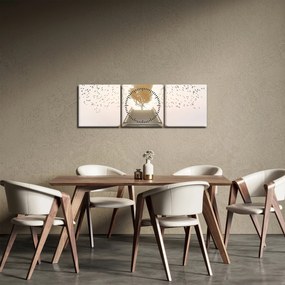 Obraz - Most do nieznanego (z zegarem) (90x30 cm)