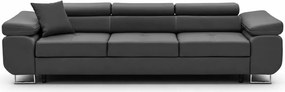 Kanapa Stilo z funkcją spania – nowoczesna sofa tapicerowana tkaniną Kronos, komfortowe siedzisko, automat delfin