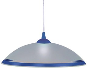 Biało-niebieska kuchenna lampa wisząca - S563-Mersa