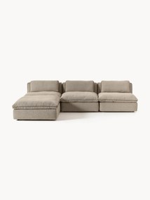 Sofa modułowa z pufem Felix (lewa/prawa)