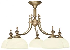 Bogaty złoty żyrandol mosiężny H-S5DKN