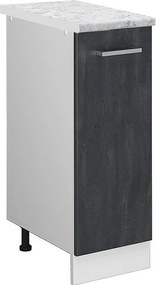 Szafka apteczna czarny beton 30x60x81.6 r-line