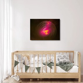 Obraz na szkle - abstrakcja spiralna (70x50 cm)