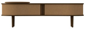 Brązowa szafka pod TV w dekorze dębu 140x40x46 cm Audacious – UMAGE