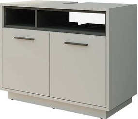 Szafka pod umywalkę szary 80x40x64 beatrice