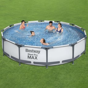 Basen stelażowy Steel Pro Max 366 x 76 cm 6473 l BESTWAY