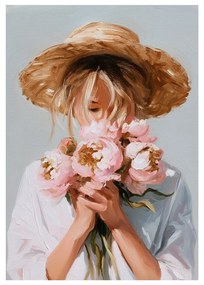 Obraz z ręcznie malowanymi elementami 70x100 cm Estelle – Styler