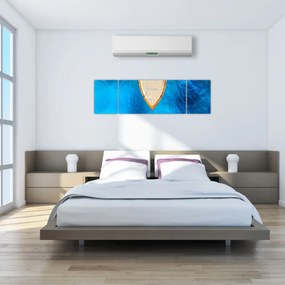 Obraz - Letnia łódź (170x50 cm)