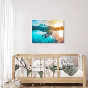Obraz na szkle - Bora Bora (70x50 cm)