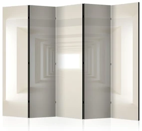 Parawan jednostronny 3D 225x172 cm 5-częściowy czarny ARTGEIST B