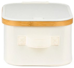 Pojemnik do przechowywania G21 24 x 30 x 15 cm, bambusowy z pokrywką, beżowy