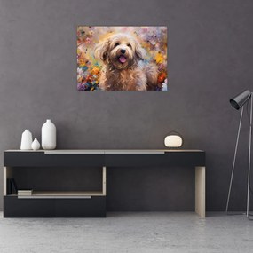 Obraz na szkle - Happy Dog II. (70x50 cm)