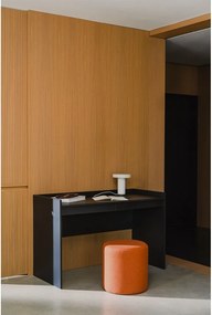 Wełniany puf w kolorze terakoty Folk – noo.ma