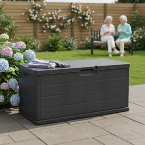 Pojemnik do przechowywania ALPHA, 340L, 118x59x57cm, antracytowa I.P.A.E-Progarden