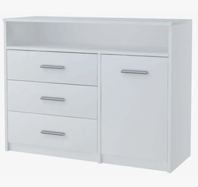 Biała komoda z szufladami D5-K68