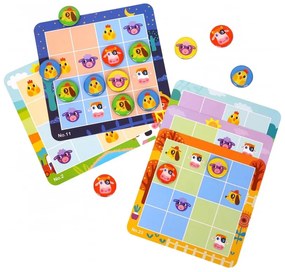 Tooky toy gra sudoku dla dzieci wersja farma