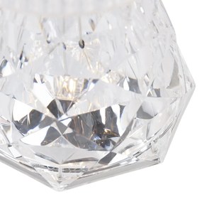 Zewnetrzna Lampa stołowa z przezroczystego szkła z możliwością ładowania LED IP44 - Lola 20 Lux klasyczny/Antyczny Oswietlenie zewnetrzne