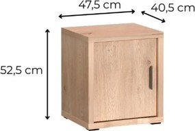 Szafka Nocna 209 BRESSO 47,5 cm Stolik Nocny do Sypialni