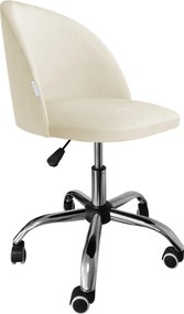 Fotel obrotowy COLIN krzesło biurowe fotel ergonomiczny do biurka : Kolor Stelaża - Chrom, Kolor tkaniny - VELVET - MG50, Typ siedziska - Siedzisko obrotowe 360°, Typ tkaniny - Velvet