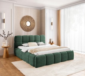 Zielone nowoczesne łóżko chmurka 5 rozmiarów P3-C20